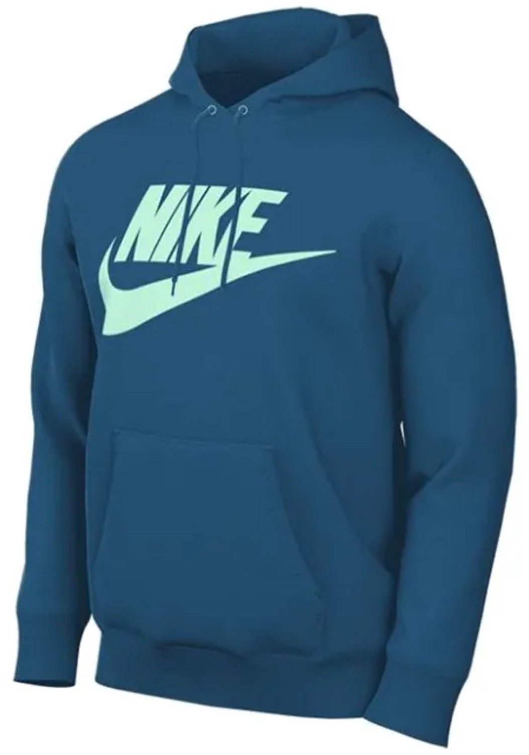 Nike Club Pull-Over Fleece Hoodie – Heren Blauw