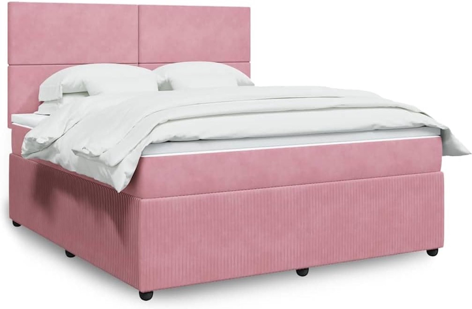 Pocketveringmatras boxspringbed roze 180x200 cm