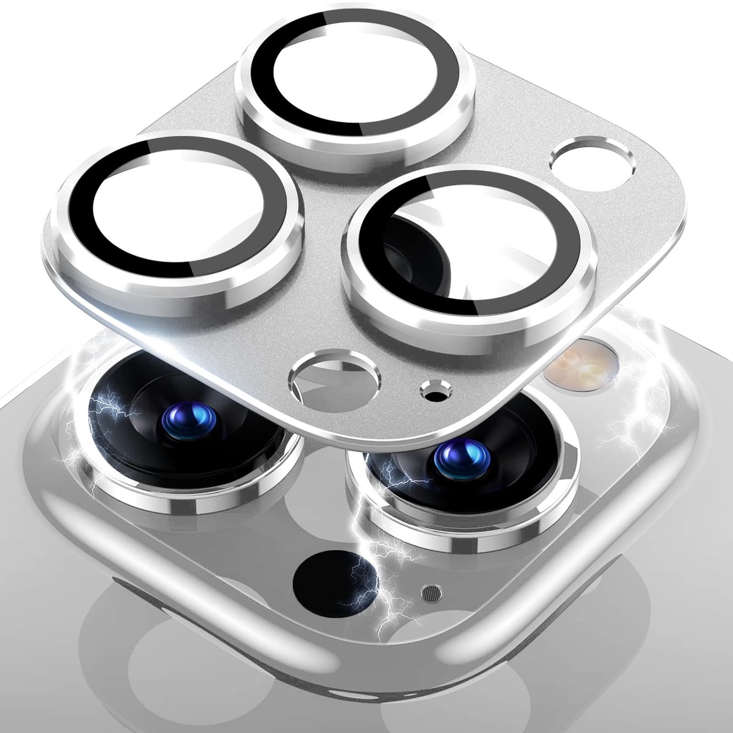 Camera Beschermfolie voor iPhone 16 Pro/Pro Max, Gehard Glas, 9H Hardheid