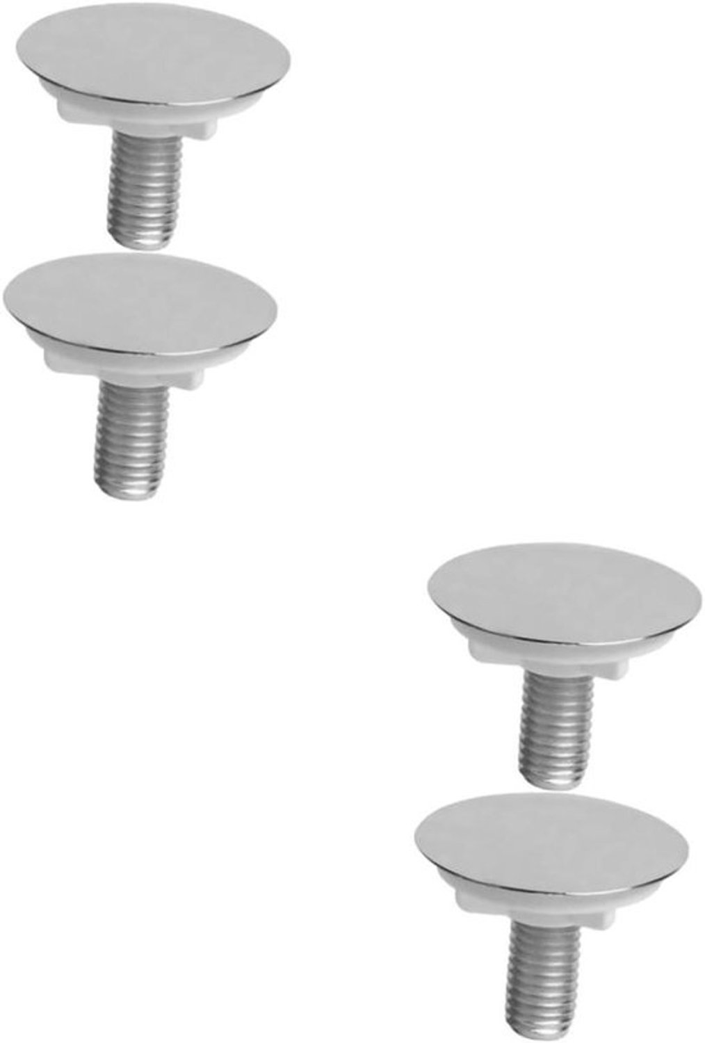 Afdekking voor kraangat - Spoelbaksudeksel - Keukenafwerking - Eenvoudige installatie - 4.8 cm - Zilver