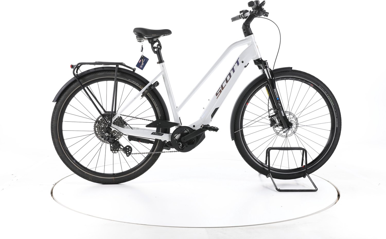 Scott Sub Sport eRIDE 20 Elektrische trekkingfiets Bosch Accu 625Wh 28" 2023 wit