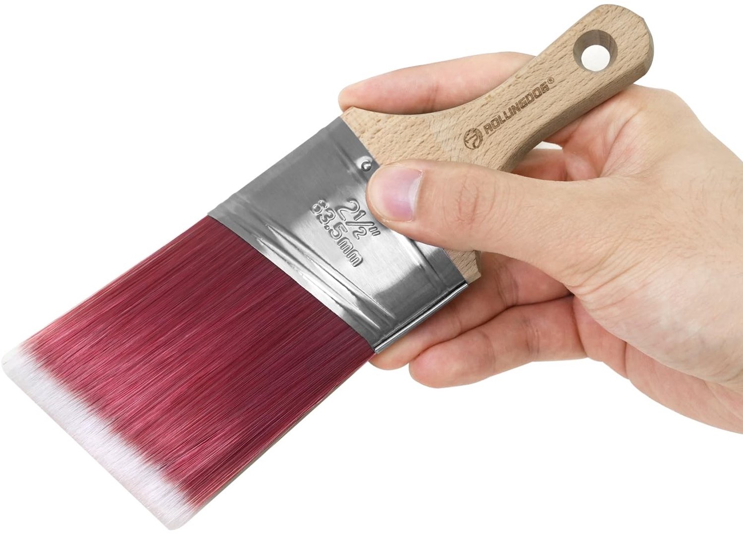 Hoekige Verfborstel 2,5 Inch - Voor Precisie en Detailwerk