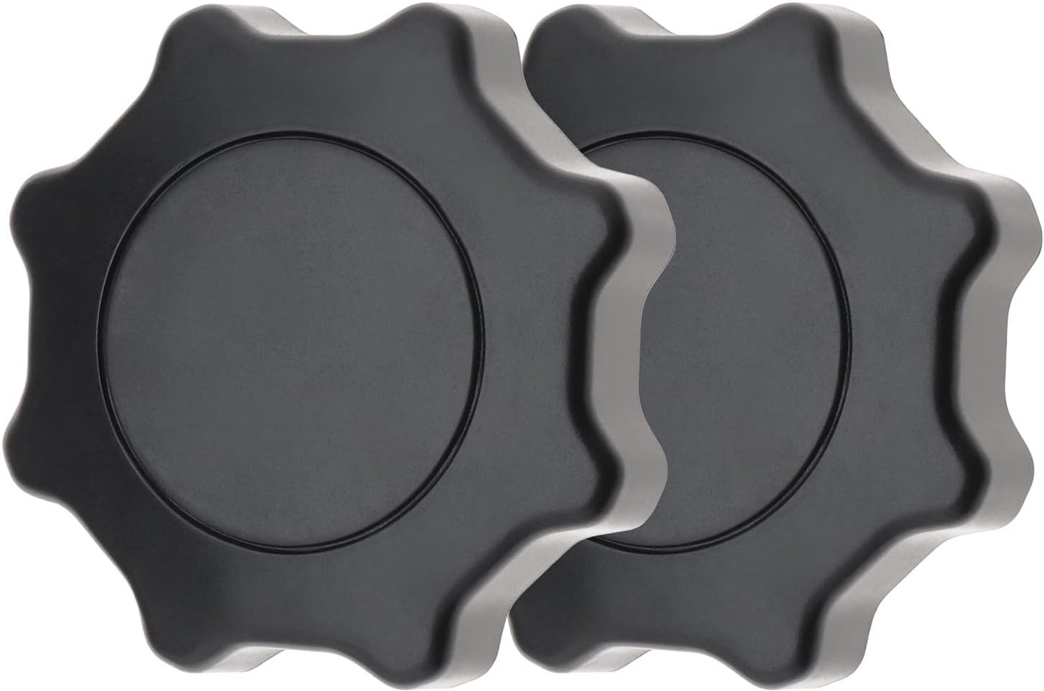 2x Zwarte Stoelverstelling Draaiknop voor Auto Interieur