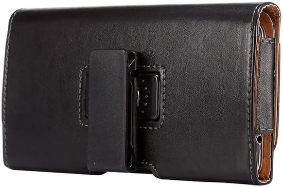 Holster Leather Case Belt Clip Rotary 360º Magnetic Closure voor Meizu Mblu 10 (2021) - Black — afbeelding 3
