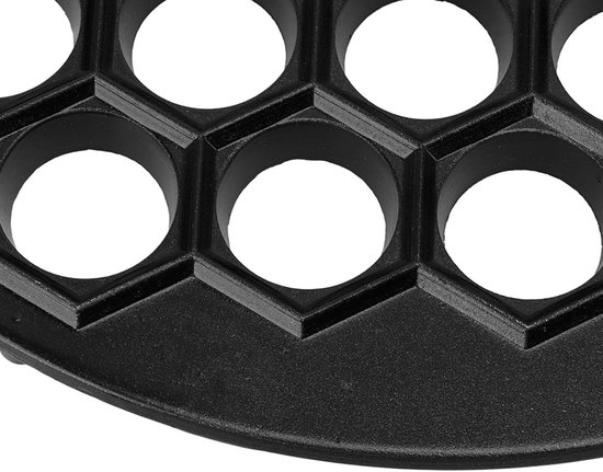 Russische Ravioli Maker Pelmeni Dumplings Mold 37 gaten ruimtebesparend voor thuiskeuken (Zwart) — afbeelding 3