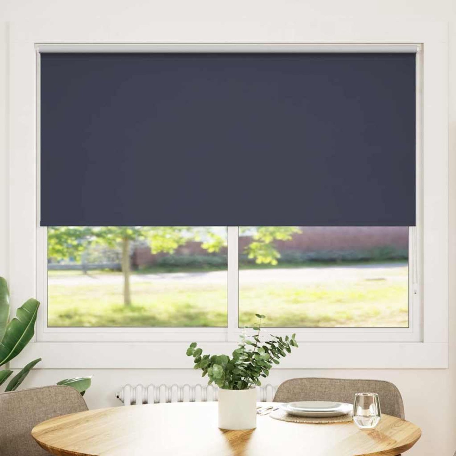 100% lichtblokkering, met zilveren coating, thermische jaloezieën voor slaapkamer en kantoor, inclusief wandmontage-accessoires
