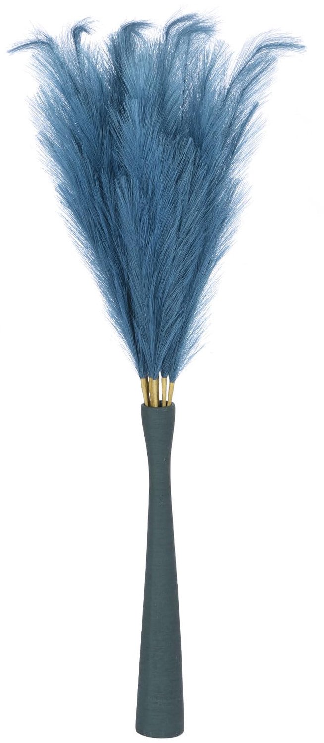 8 Stuks Kunstmatige Pampasgras Decoratie - Blauw voor Thuis en Bruiloften