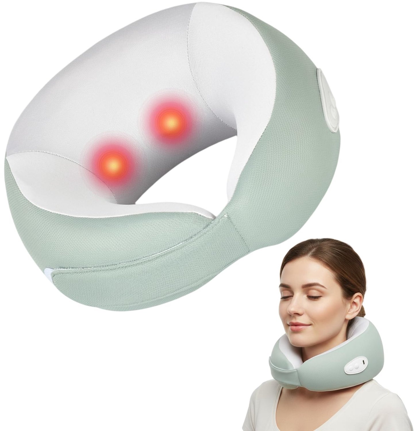 Elektrische U-Vormige Nekmassager met Warmte
