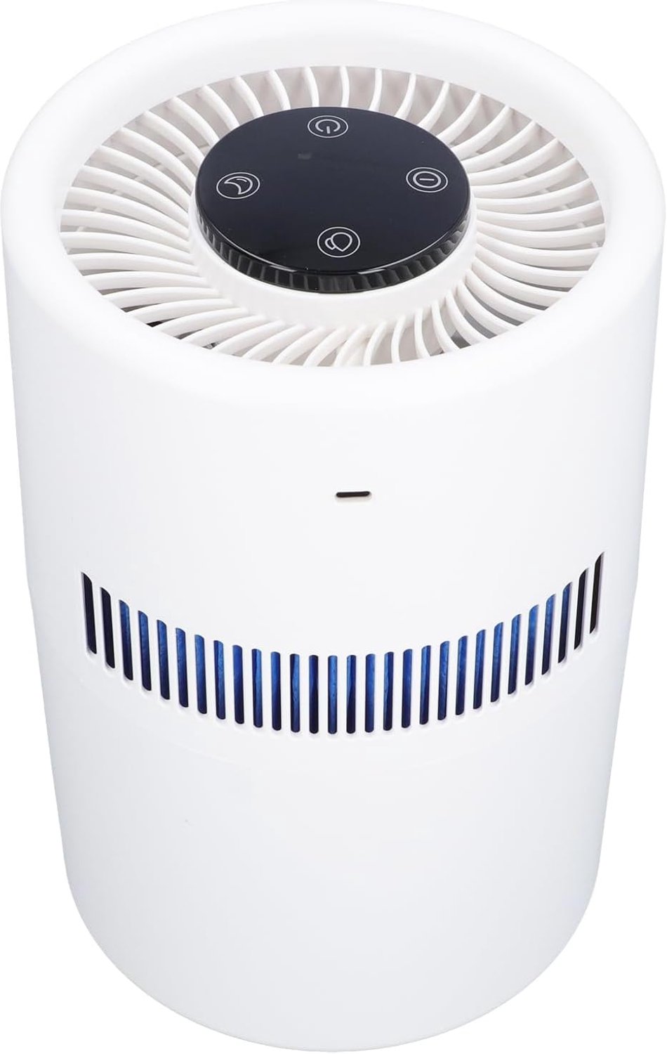 4L Luchtbevochtiger, 2 in 1 5W Stille Luchtreiniger en Luchtbevochtiger met 4L Watertank, Desktop Luchtreiniger voor Kantoorslaapkamer Kinderkamer, Efficiënte Zuivering