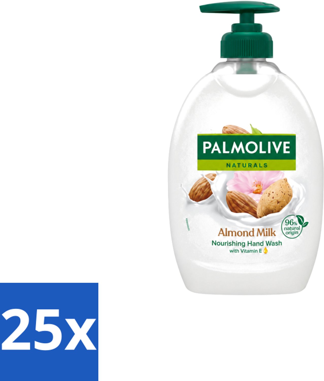25 x Palmolive - Handzeep - Met Pomp - Almond Milk - 500ml - Voordeelverpakking - 25 stuks