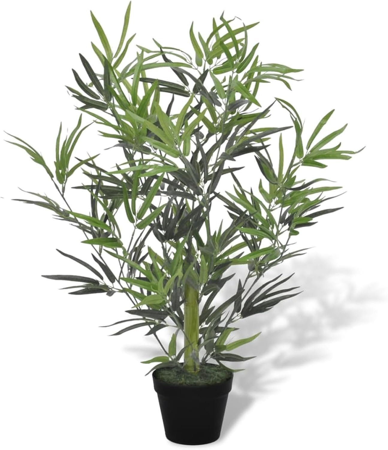 Kunstplant decoratie boom van bamboe met pot 80 cm