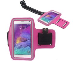 Armhoes Armband Sport Running Fiets Wandelen Fietsen Gym voor iBall Kobalt 5.5F Youva (2016) - Roze