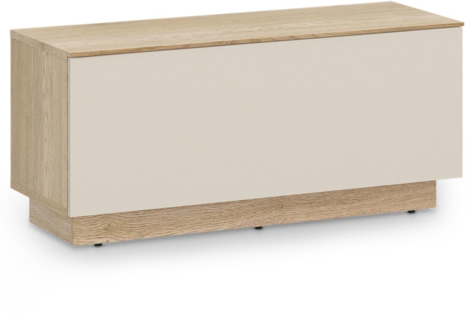 IDIMEX Lowboard XALA 80 cm – Cremona-eik/kasjmier beige