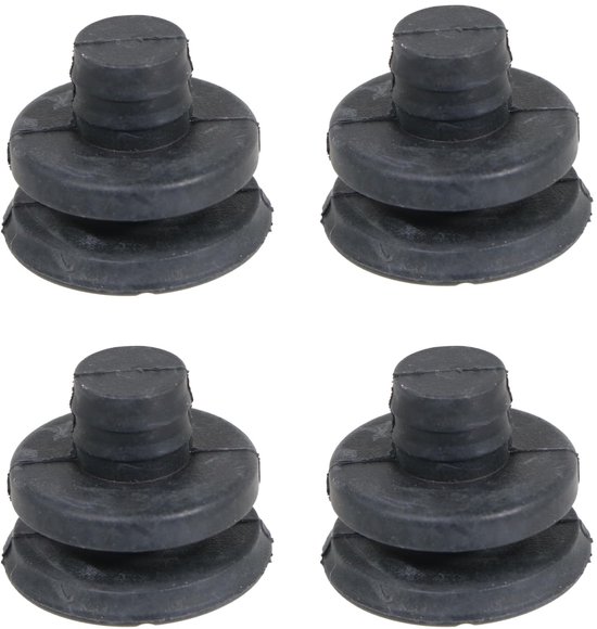 Ronde voet voor Compact CS 2100 3100 3200 4200 5200 XL keukenmachine (Pack van 4 voet, zwart) — afbeelding 3