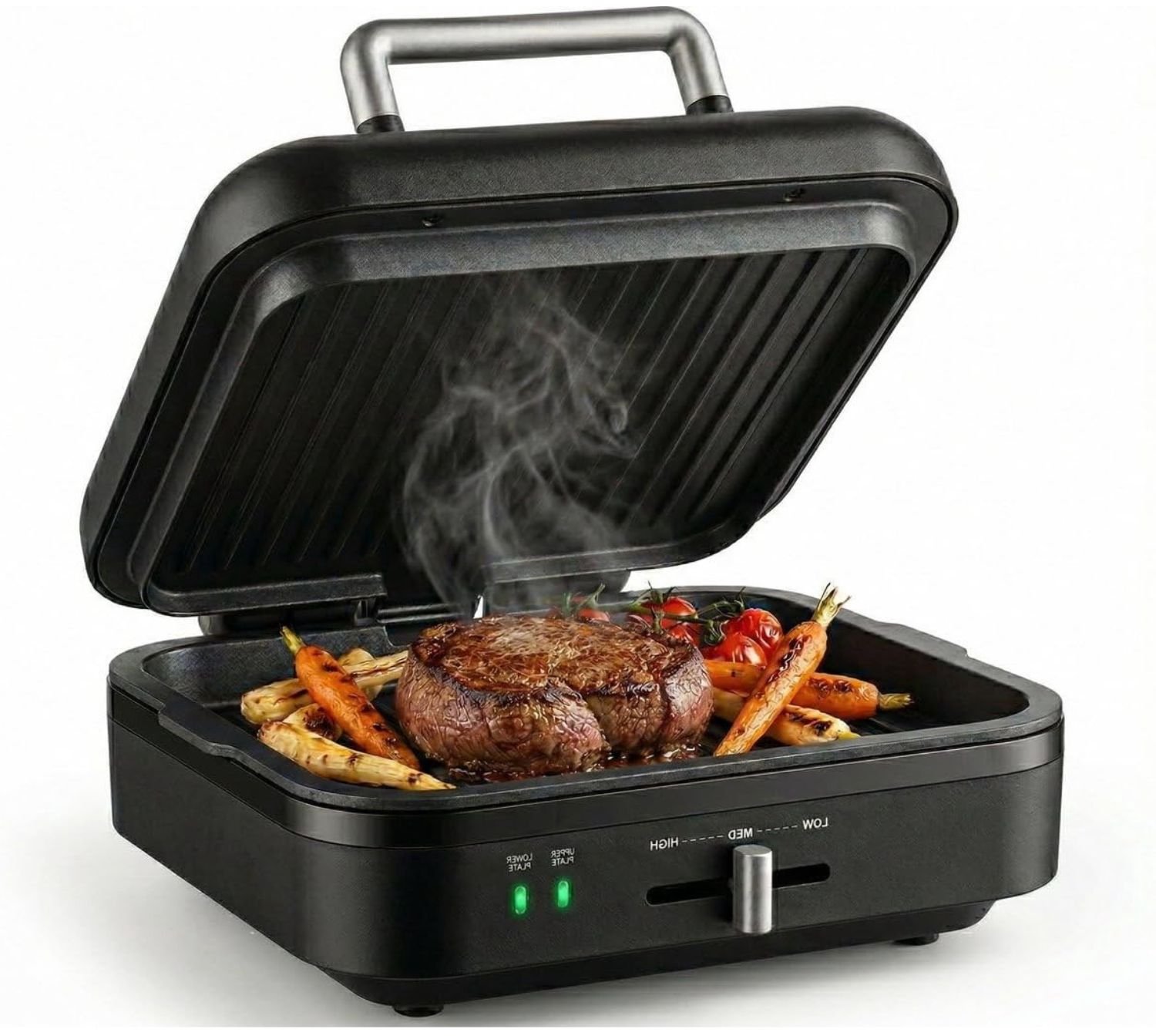 Contactgrill - Tosti Apparaat - Tosti-ijzers - Panini Grill - Zwart