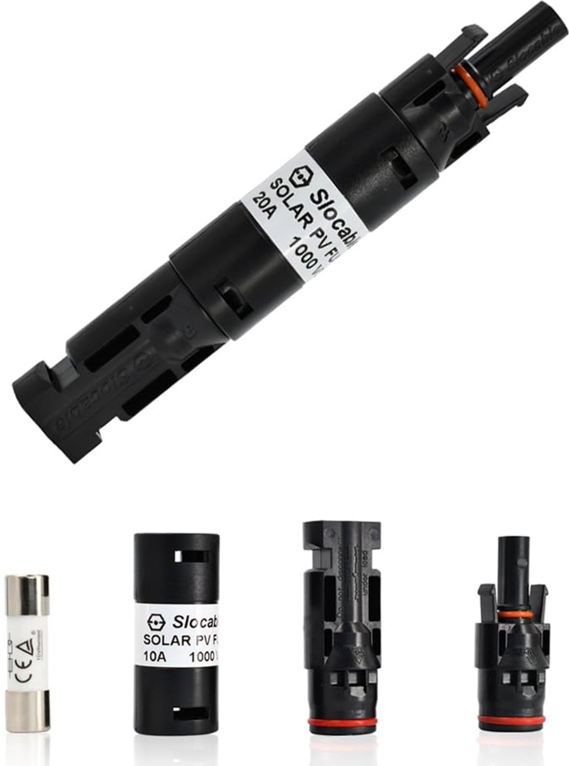 DC Solar PV-stekkerconnector 20A - 1000V zonnezekeringhouder - IP68 waterdicht - betrouwbaar voor solar PV-systeem m-winkel - m-winkel