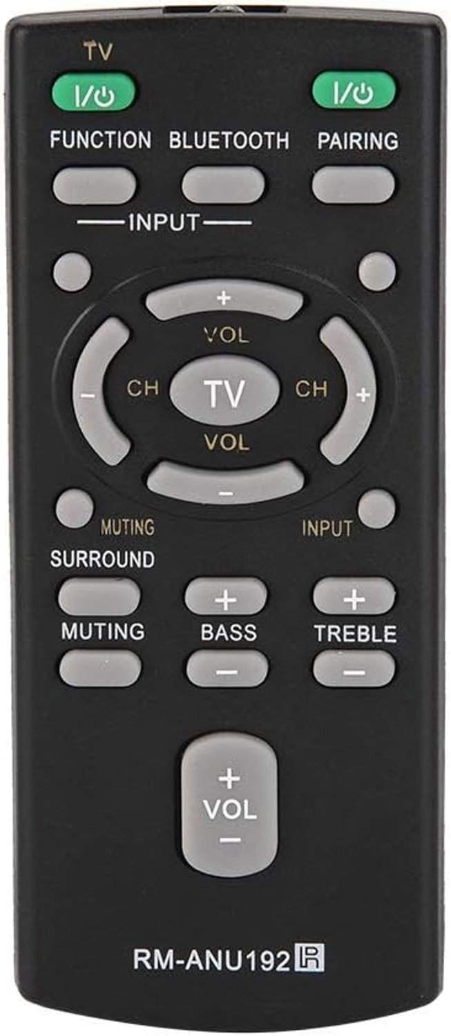 Vervangende afstandsbediening voor Soundbar - ABS - 8 m afstand - hoogwaardige controller - m-winkel