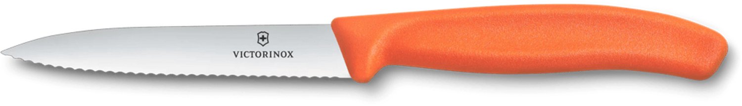 Victorinox Swiss Classic schilmes 10 cm - gladde snede - oranje