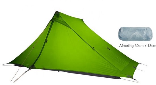 3F UL GEAR Lanshan 2 PRO – 2-persoons Tent – Ultra Lichtgewicht – 4 seizoenen trekking tent – Waterdicht – Kampeertent – Kamperen – Hiking & Wandelen – Groen — afbeelding 2