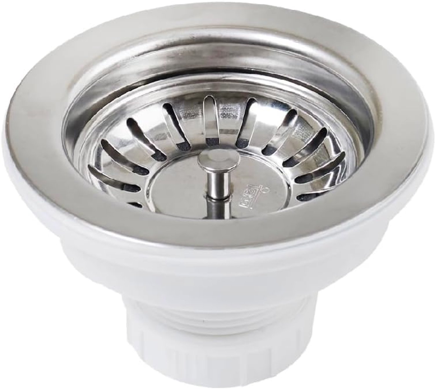 Spoelbakventiel 3½ inch - roestvrij staal - zonder overloop - voorkomt verstoppingen - ServiceTopper
