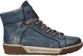 Rieker Veterboots - Dames - Blauw - Maat:39
