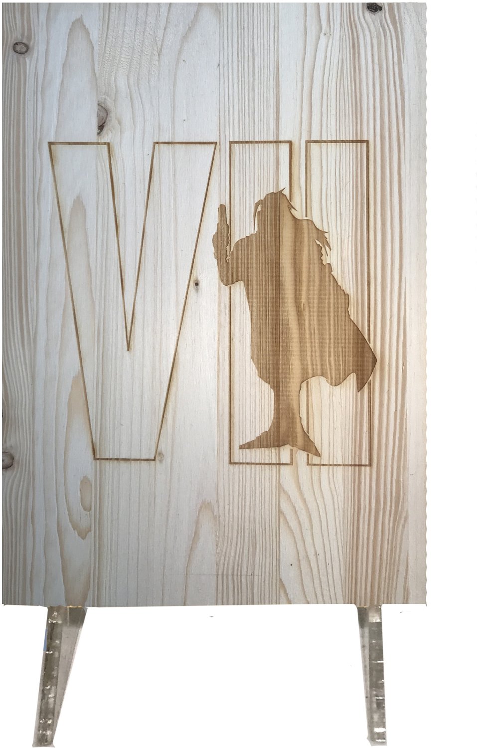 CharredArt - Houten Bord Final Fantasy 7 Vincent Valentine | Games - Hout kunst - Wanddecoratie - Interieur
