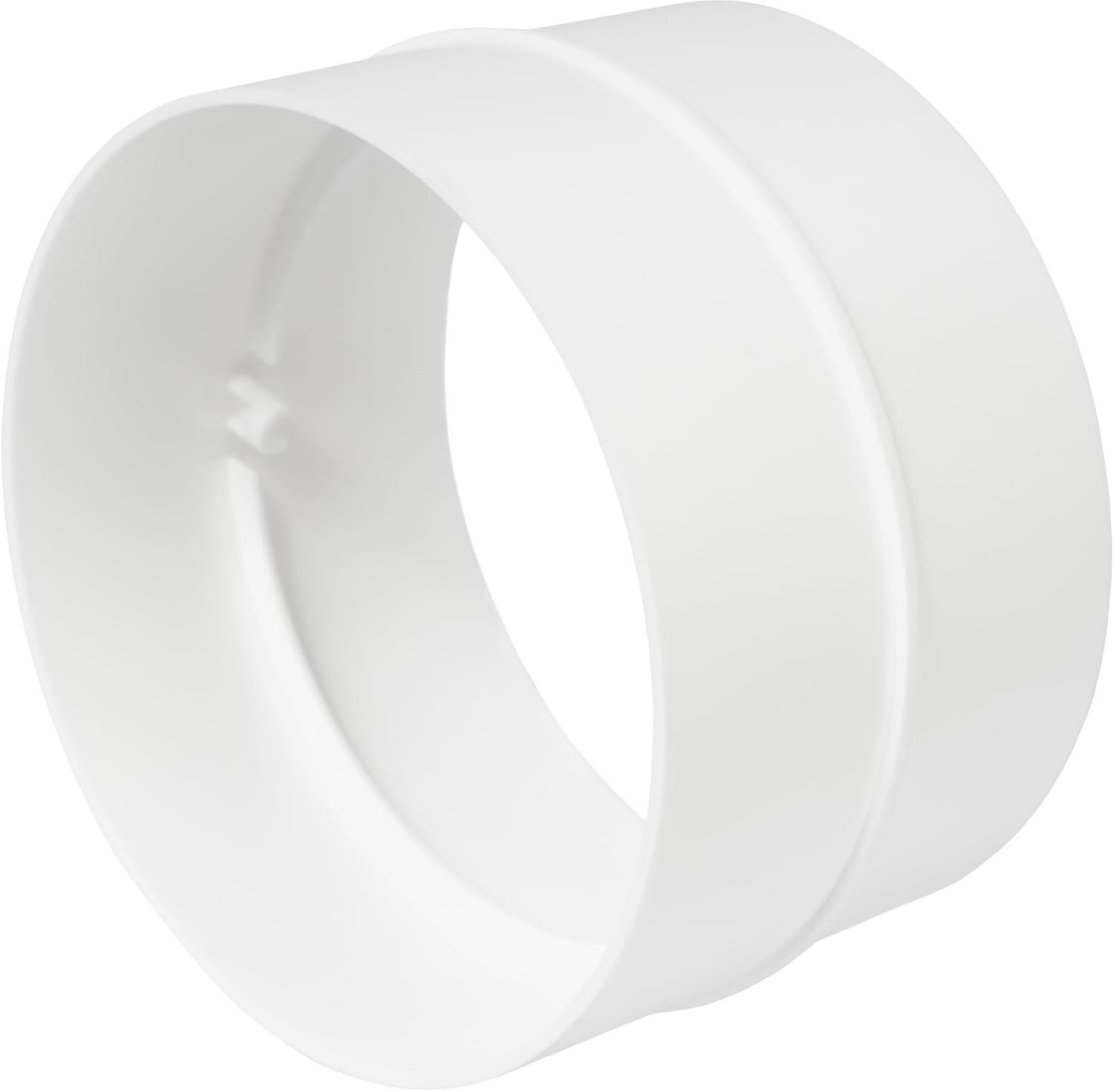 Kunststof buisverbinder 100 mm - ronde mannelijke pasvorm - flexibele kanaalverlenging - voor droger ventilatie - Vemera