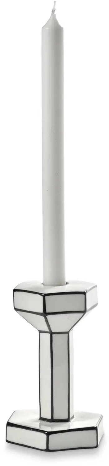 Serax Annebet Philips - Kaars Wit/Zwart Holder