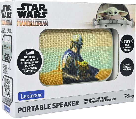 Compacte Star Wars Bluetooth 5.0-luidspreker met stoffen afwerking — afbeelding 3