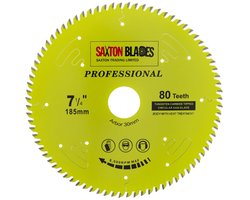 Saxton Cirkelzaagblad 185mm 80T TCT - Precisie & Duurzaamheid