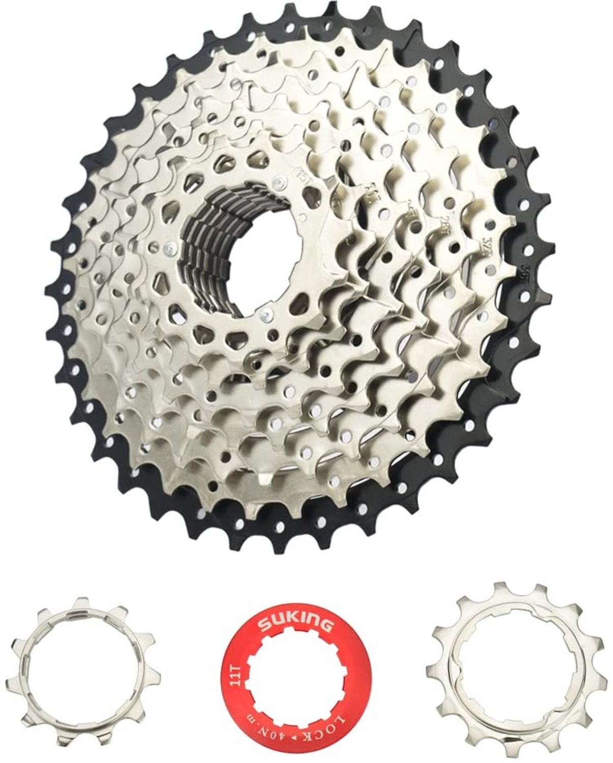 9 Speed Cassette 11-36T Geschikt voor Fietsen