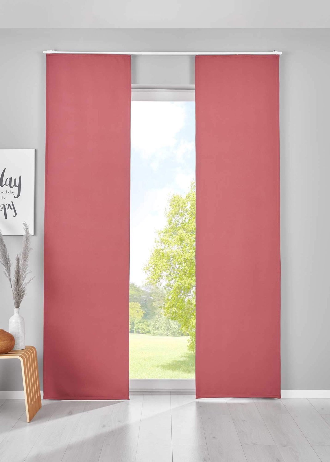 Gardinenbox Blackout Gordijnen Set van 2 - 145 x 60 cm, Donsroze