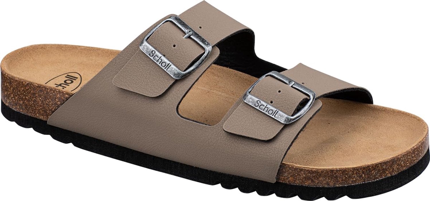 Scholl Julien Heren Sandalen Comfort & Stijl Taupe