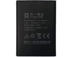 Batterij geschikt voor DBS-1350A Doro SmartEasy 7060/7050 - Li-ion 1350 mAh - Langere accuduur - Vemera