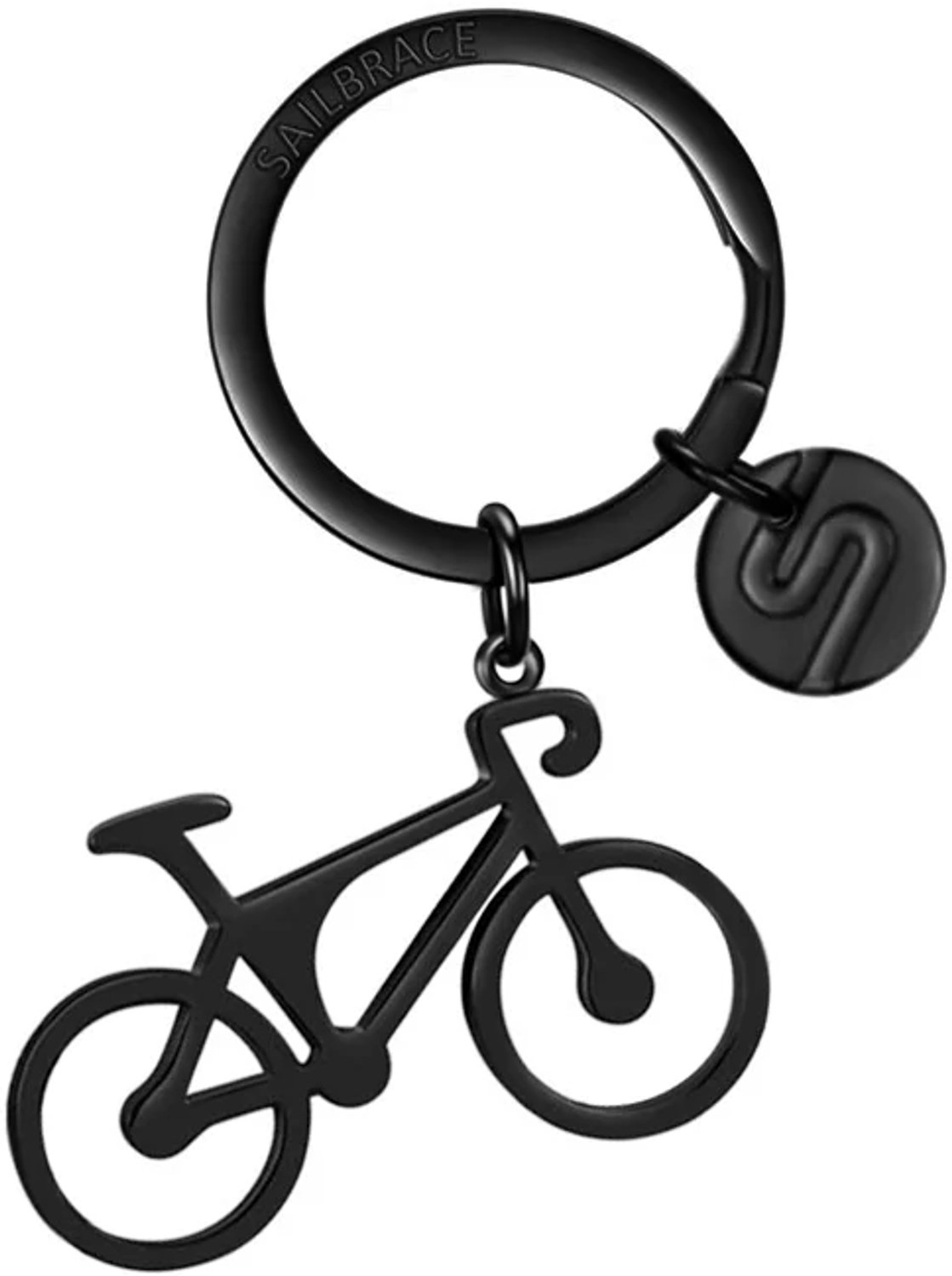 Racefiets sleutelhanger Sailbrace (zwart)