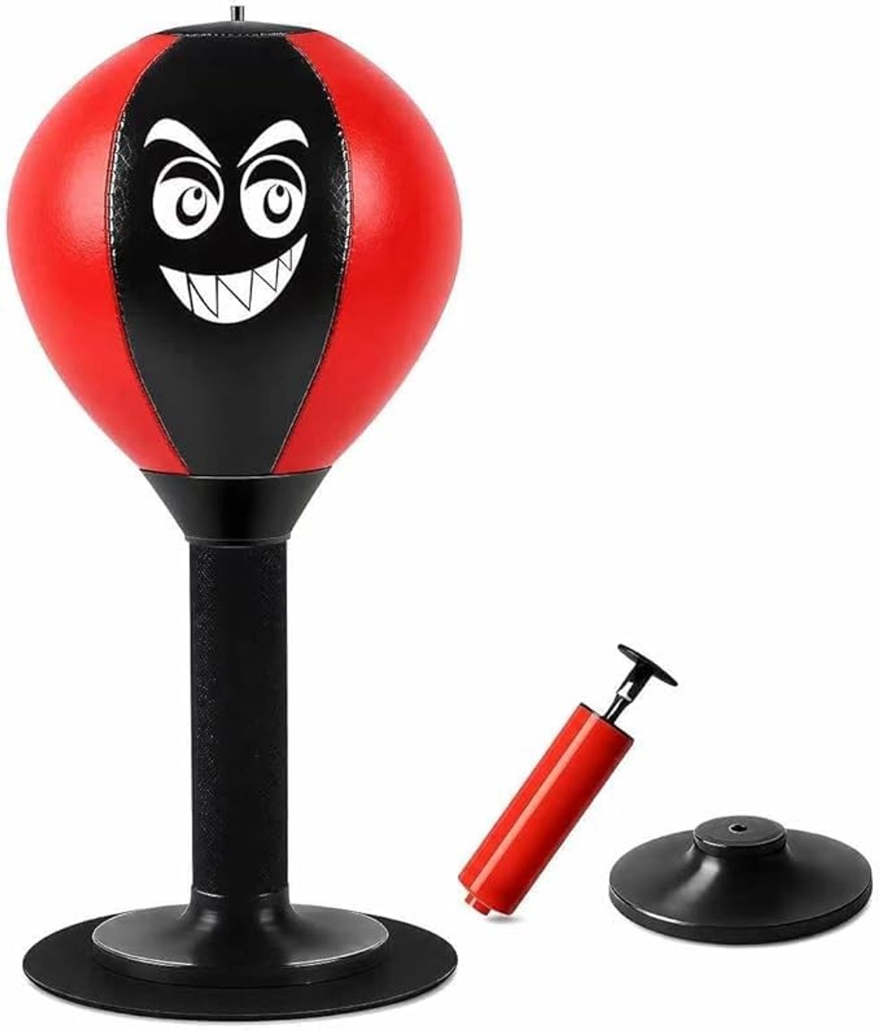 Vrijstaande Tafel Boksbal met Zuignap Rood