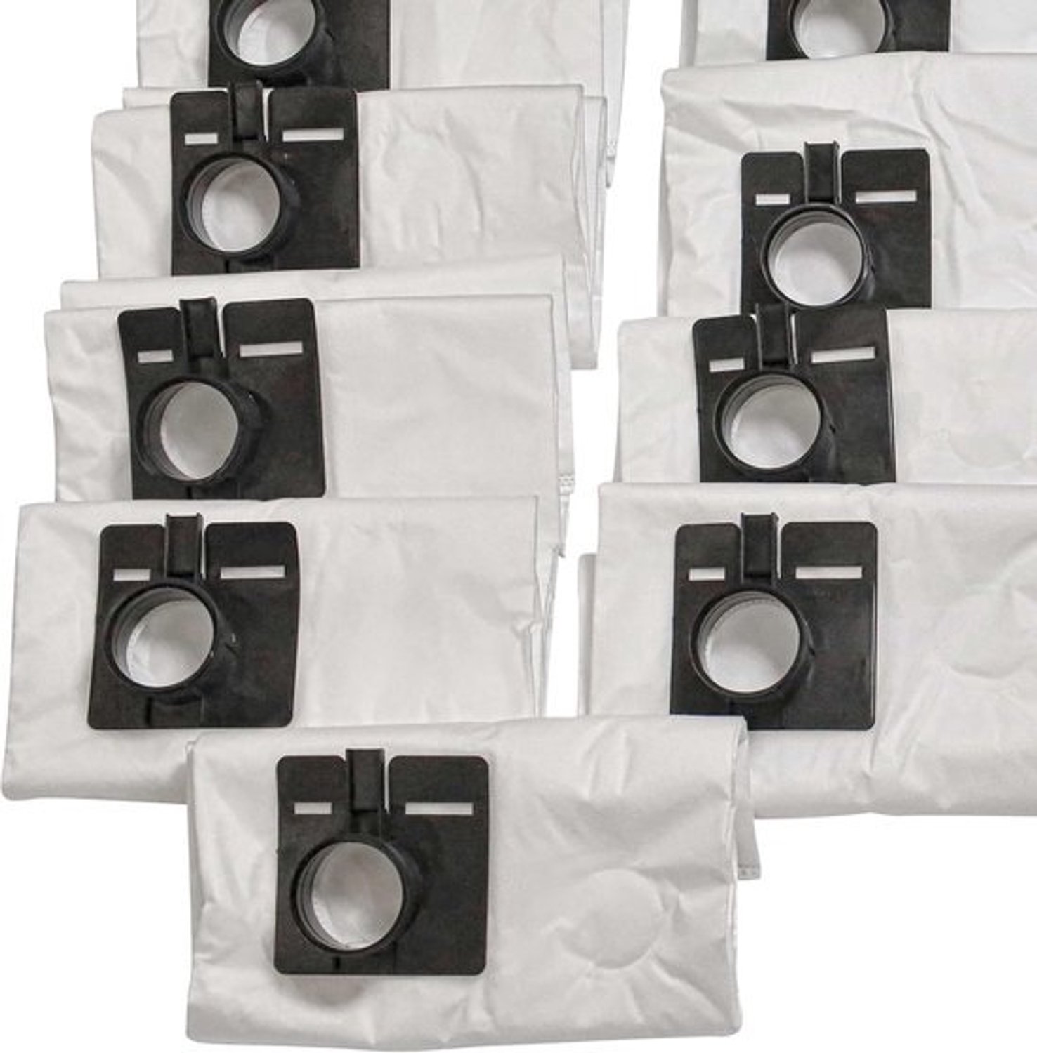 Stofzuigerzakken - Microvlies - Voor stofvrij werken - Hoge filtratie - 100 stuks - Wit