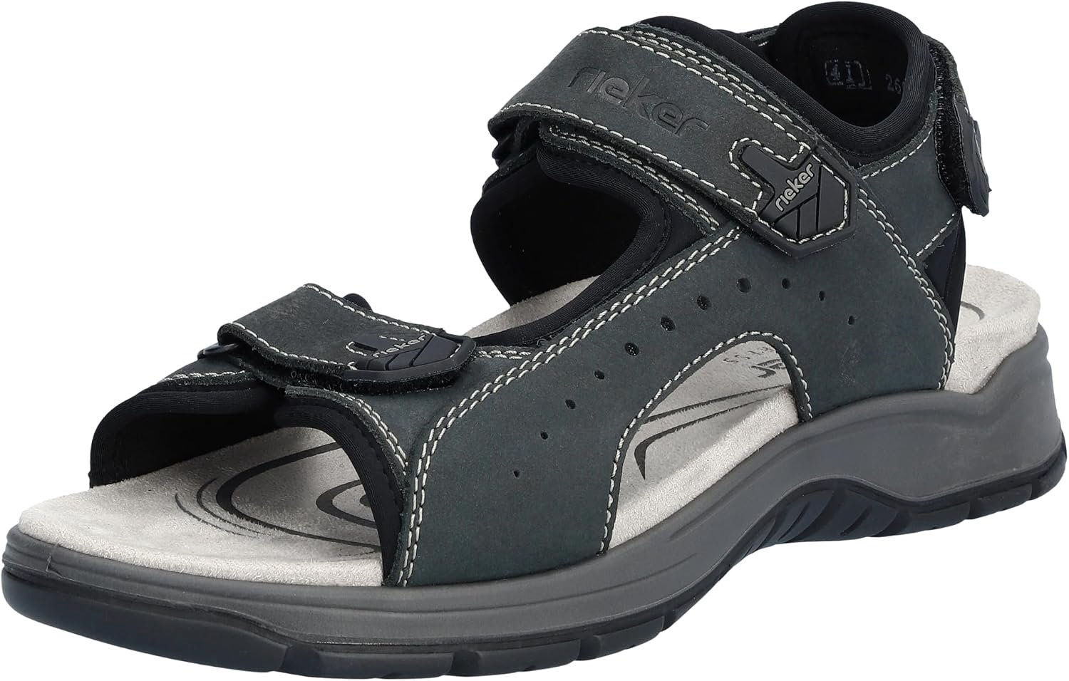 Rieker Heren Sandalen Zwart