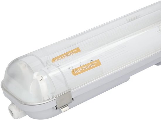 HOFTRONIC Eco Bright LED TL armatuur 150cm Dubbel - T8 G13 Incl. LED TL buizen - 6500K Daglicht wit licht - 31 Watt 4960 Lumen (160lm/W) - IP65 Waterdicht