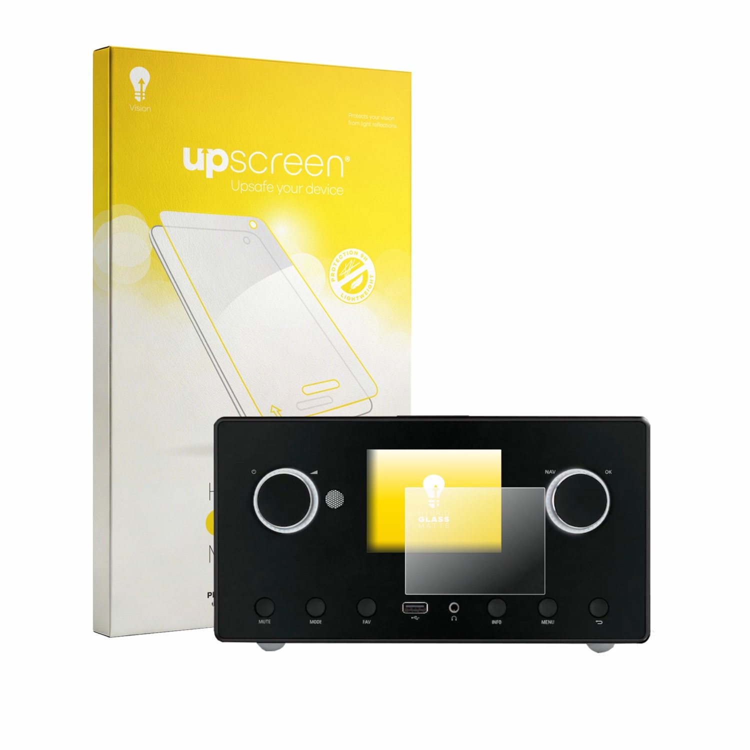 upscreen - Screenprotector voor MEDION LIFE P85444 Gen 2 - Folie Beschermfolie Beschermglas matte