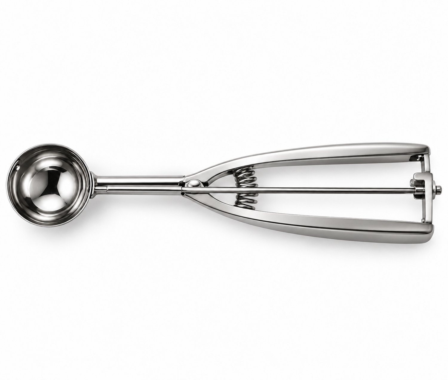 Ulanax - IJsschep - Diameter van 4 cm - RVS - met Knijpmechanisme