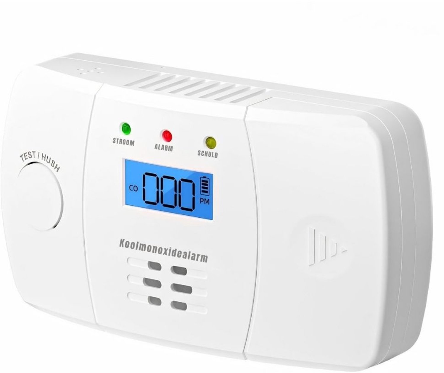 Lìon® Rookmelder - Koolmonoxidemelders - Koolmonoxidemelders/rookmelder - Koolmonoxidemelder 10 Jaar Batterijko - Wit - 120cm x 25cm x 70cm