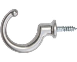 KeyMet Satina Garderobehaken - kledinghaken, mantelhangers en wandhaken - 10 stuks
