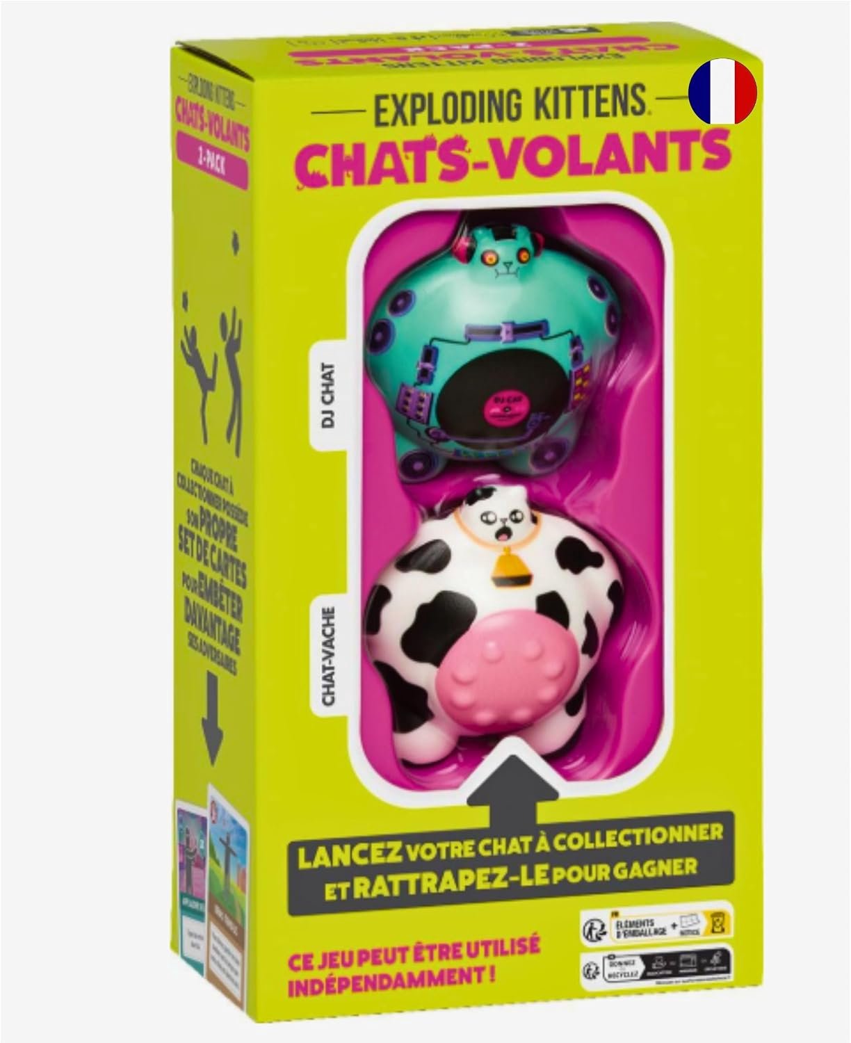 Vliegende Katten Spel: 2 Katten & 24 Kaarten - Leuk Familiespel vanaf 8 jaar