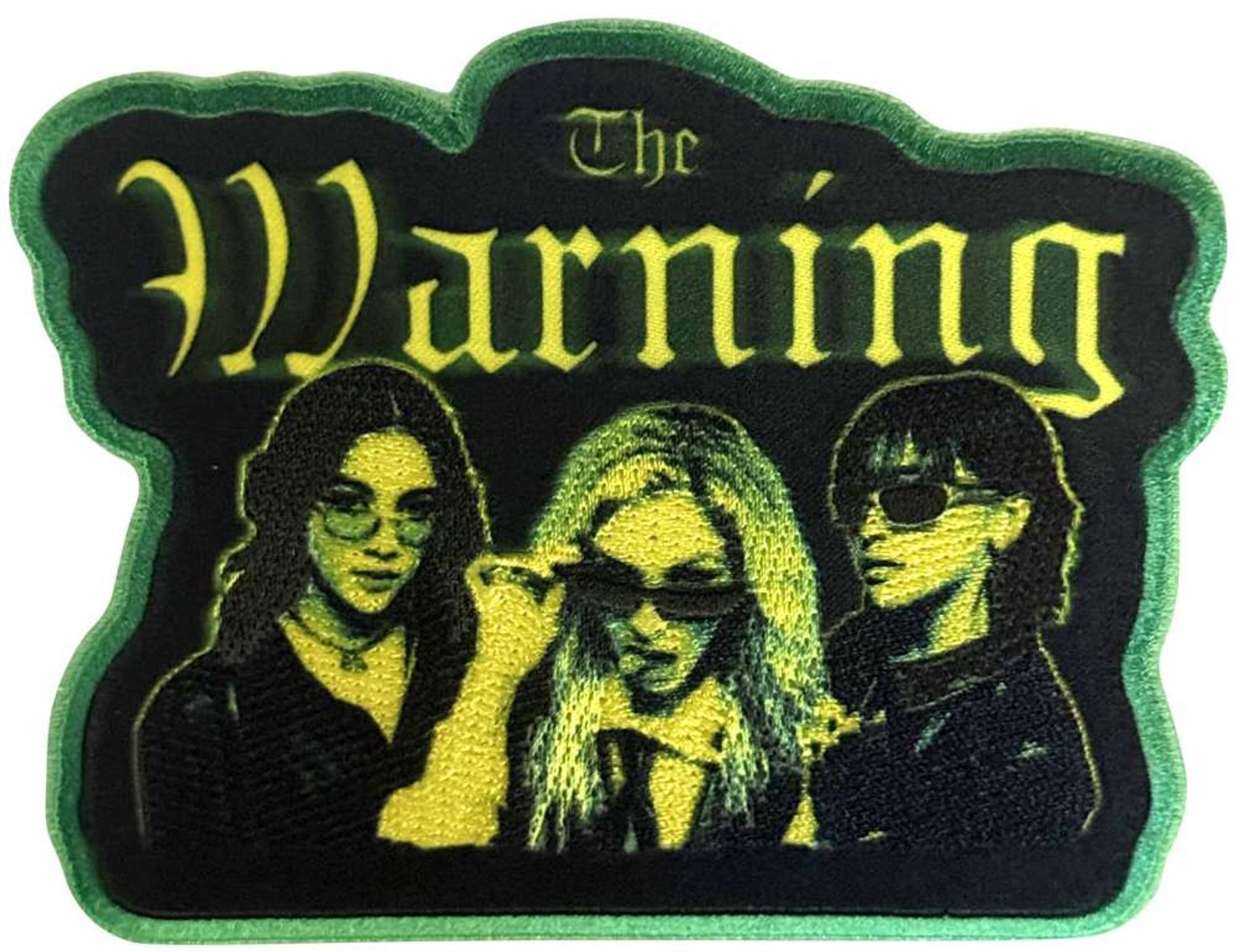 The Warning - Yellow Girls Patch - Zwart/Multicolours