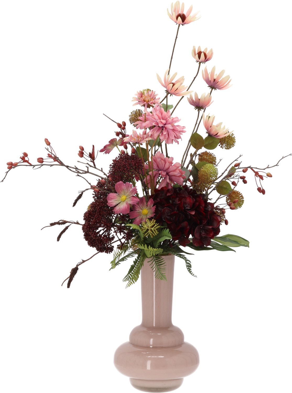 Herfstboeket kunstbloemen Pip Bilbao 90cm