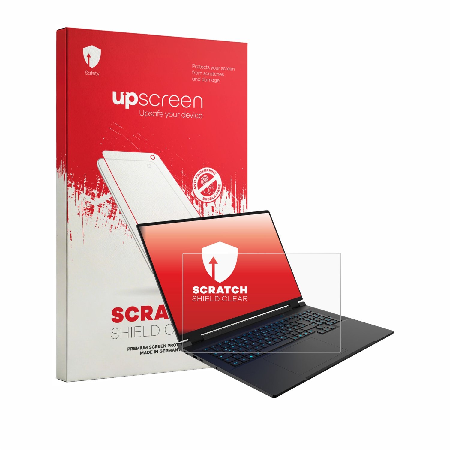 upscreen - Screenprotector voor Captiva Entry Gaming I10-4468GE 18" - Folie Beschermfolie transparant