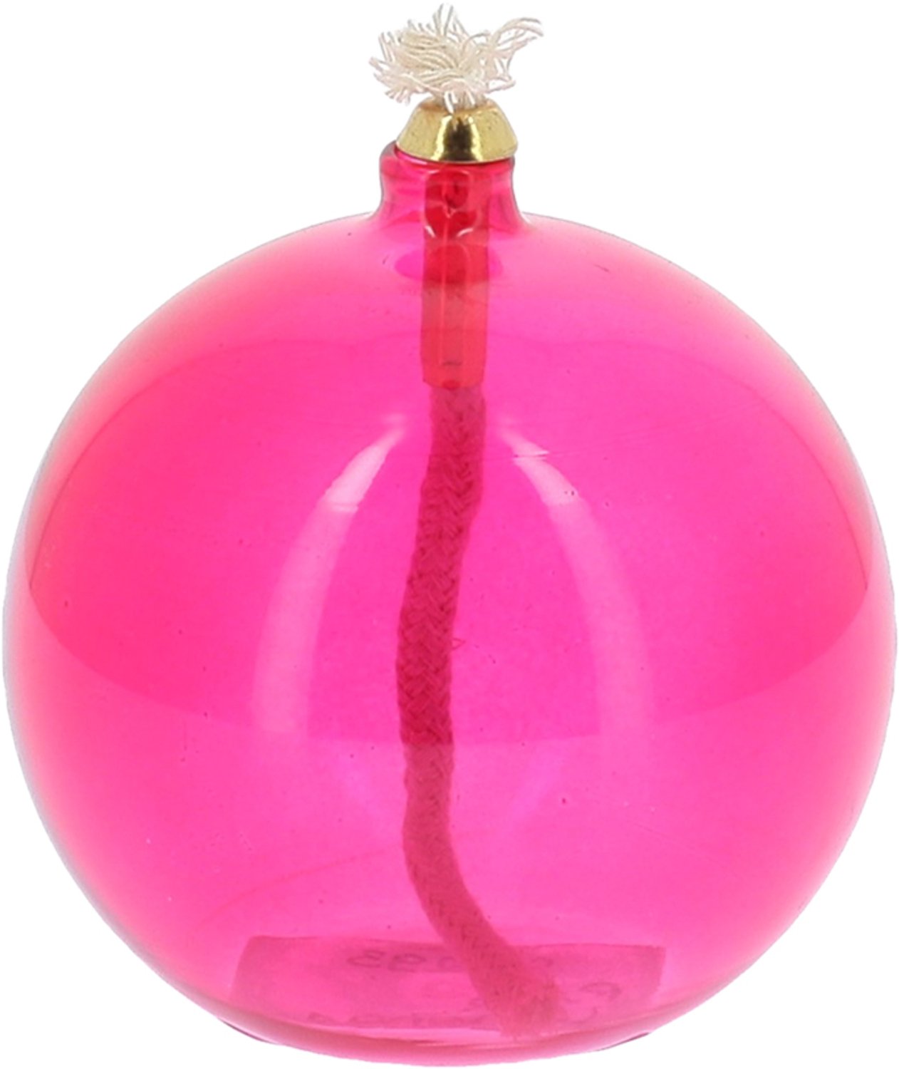 ARTYFETES - Roze glazen olielamp 8,5 cm