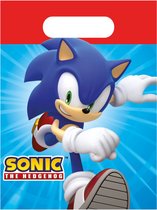Vegaoo - 4 Papieren cadeauzakjes Sonic