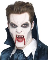 Widmann Vampier hoektanden - 2x st - neptanden - kunststof - gebit - Dracula horror tanden - Halloween